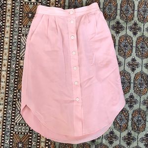 Madewell Silk Midi Skirt